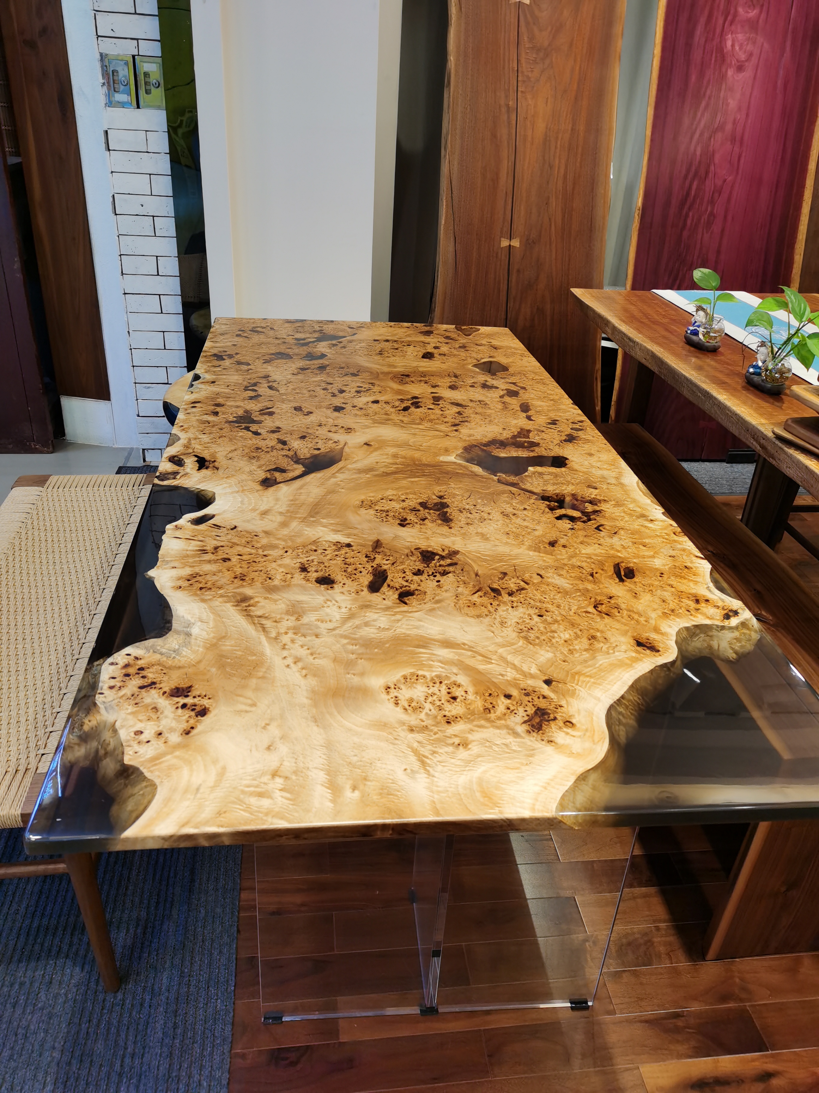 白杨树瘤树脂板